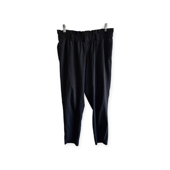 32 Degrees Cool Pants Womens Medium Black Stretch Elastic Waist Tapered Leg - Picture 1 of 7